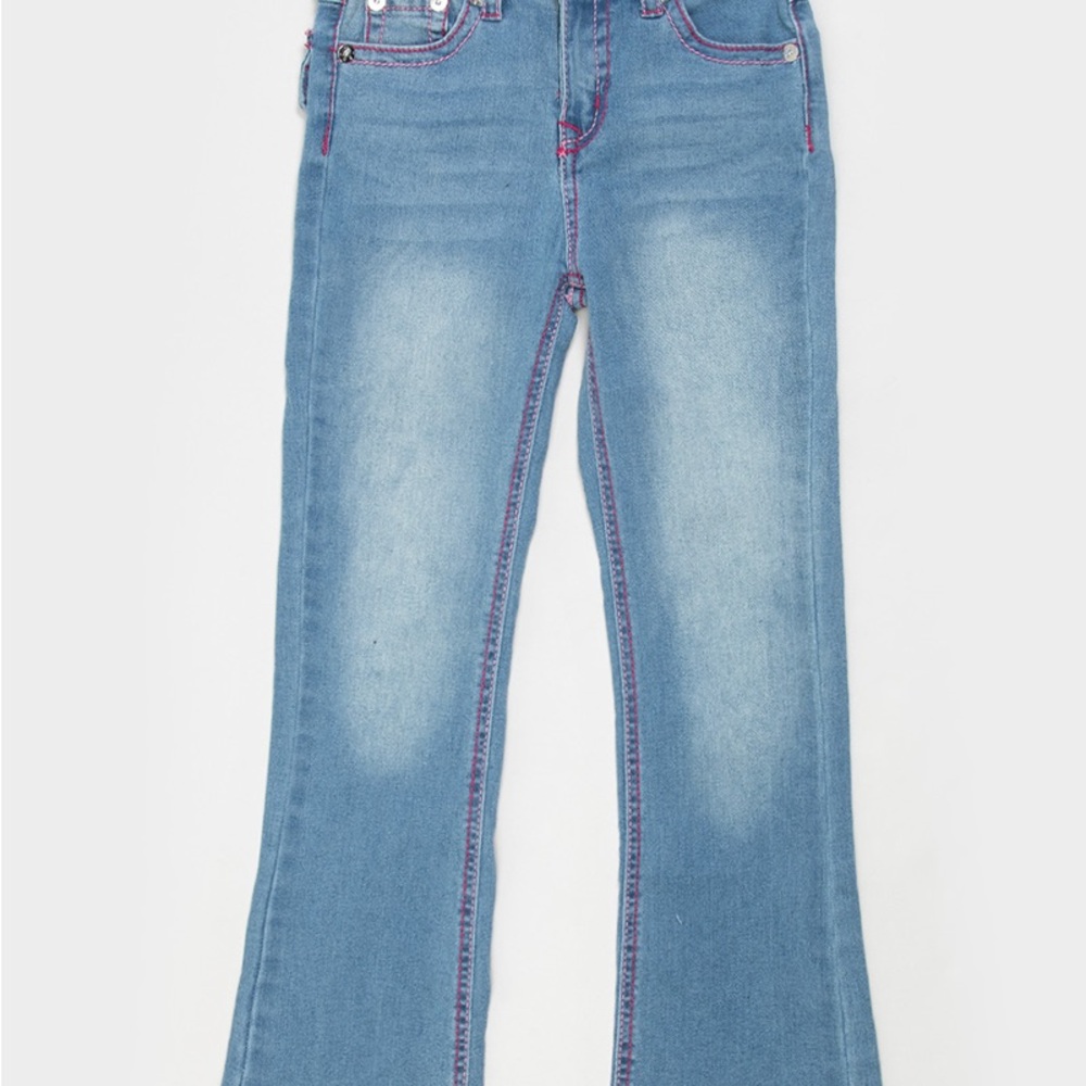 True Religion Becca High Rise Boot Cut Girls Jeans, Size 6